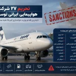تحریم ۲۷ شرکت هواپیمایی ایرانی توسط ایالات‌متحده؛ بررسی گزارش و پیامدها